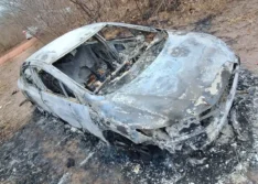Veículo furtado no Ceará é encontrado incendiado na zona rural de Monsenhor Hipólito