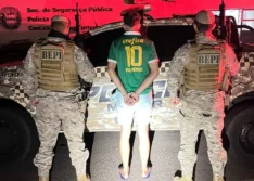 Homem é preso com 18 tabletes de maconha em ônibus interestadual em Vera Mendes