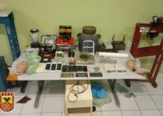 Laboratório de drogas é desarticulado em São Julião