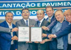 Rafael Fonteles autoriza obra na BR-235 que vai reduzir em 300 km distância entre Caracol e Bom Jesus, no sul do Piauí