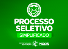 Divulgada lista preliminar de inscrições deferidas e indeferidas para cargo de professor da rede municipal de Educação de Picos