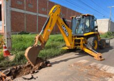 Águas do Piauí investe em extensão de rede para melhorar abastecimento no bairro Bomba, em Picos