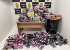 Casal é preso com cigarros eletrônicos avaliados em R$ 300 mil em Teresina