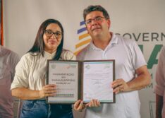 Governador inaugura pavimentação da PI-360 e anuncia mais R$ 4,3 milhões em obras em São Gonçalo do Piauí