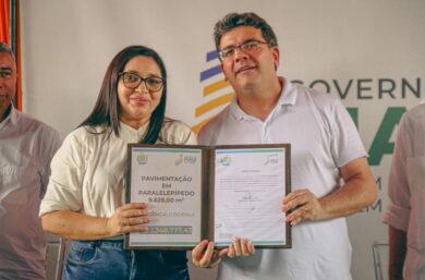 Governador inaugura pavimentação da PI-360 e anuncia mais R$ 4,3 milhões em obras em São Gonçalo do Piauí
