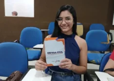 Coordenadora da Defesa Civil de Geminiano participa de capacitação sobre gestão de riscos e desastres