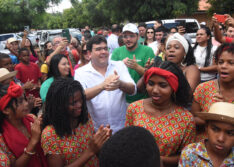 Governador e ministros levam investimentos de segurança alimentar e inclusão produtiva ao Quilombo Mimbó, em Amarante, nesta quinta (5)