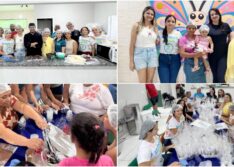 Geminiano promove oficina de ovos de Páscoa para mães do Programa Criança Feliz