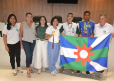 Campeã olímpica Sarah Menezes participa de encontro com atletas de artes marciais em Picos