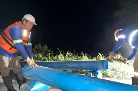 Águas do Piauí segue em força-tarefa para restabelecer abastecimento em Pio IX após rompimento de adutora durante chuvas intensas