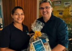 Colégio Machado de Assis recebe visita da judoca Sarah Menezes