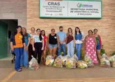Prefeitura de Geminiano entrega 2.800 quilos de alimentos para famílias do Programa Criança Feliz