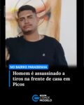 Marconi Monteiro da Silva, de 24 anos, foi morto a tiros no bairro Paraibinha, em Picos, no Piauí, na noite de quarta-feira (22). O jovem trabalhava como motorista por app e foi assassinado na frente da casa onde morava.

“Ele não estava em serviço”, afirmou a delegada Francineide Fontes, da Delegacia de Polícia Civil de Picos, ao g1.

De acordo com a delegada, Marconi tinha passagens policiais por tráfico de drogas, furto e porte ilegal de arma de fogo.

A Polícia Militar, a perícia criminal e a Polícia Civil atenderam a ocorrência por volta da meia-noite. Nenhum suspeito foi preso até a última atualização dessa reportagem.

O caso está sendo investigado. Fonte: g1/PI