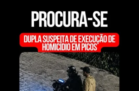Polícia divulga imagem de dupla suspeita de matar jovem em Picos
