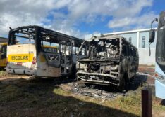Polícia Civil investiga incêndio que destruiu ônibus escolares em Picos