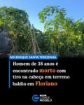 Um homem, identificado como João de Deus Alves dos Santos, conhecido como “Barbudinho”, de 38 anos, foi encontrado morto na manhã deste sábado (30), em um terreno baldio localizado no Bosque Santa Terezinha, em Floriano, Sul do Piauí.

A perícia criminal de Floriano informou que João de Deus foi baleado na cabeça.

O corpo foi encaminhado para realização de exame necroscópico e remoção do projétil da arma de fogo, que ficou alojado no crânio da vítima.

A Polícia Civil confirmou que investiga a autoria, motivação e mais circunstâncias do crime. Fonte: g1/PI