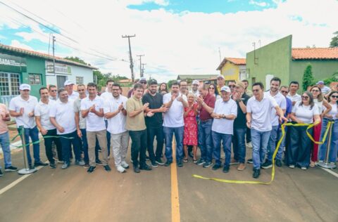 Rafael Fonteles inaugura obras de asfaltamento e anuncia novos investimentos em infraestrutura em Lagoa do Sítio