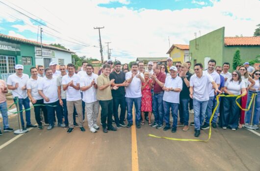 Rafael Fonteles inaugura obras de asfaltamento e anuncia novos investimentos em infraestrutura em Lagoa do Sítio