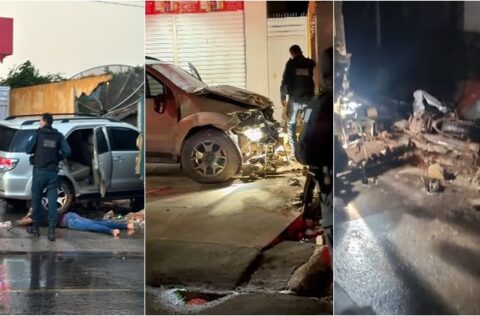 Mulher e criança morrem em acidente durante fuga de criminosos em Piracuruca; outra criança fica ferida