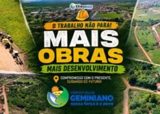 Geminiano segue avançando: Prefeito Jaillson Campos intensifica obras de asfaltamento no Muquém e recuperação de estradas vicinais