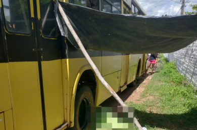 Mulher morre atropelada por ônibus escolar na zona rural de União