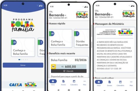 Aplicativo do Bolsa Família terá novidades a partir de segunda (18); saiba quais