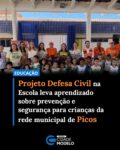 A manhã desta terça-feira (2) foi marcada por aprendizado, conscientização e muita interação na Creche Municipal Dorotea Cristo de Oliveira, com o início das atividades do Projeto Defesa Civil na Escola.

A ação contou com a participação da Defesa Civil Municipal e faz parte de uma iniciativa desenvolvida pelo Governo do Estado, por meio do Pacto pelas Crianças do Estado, em parceria com a Defesa Civil Estadual e Corpo de Bombeiros.

Durante o encontro, crianças e respectivos pais participaram de atividades educativas voltadas à prevenção de acidentes, cuidados necessários durante o período do BR-O-Bró, além de orientações sobre segurança, proteção e redução de riscos no dia a dia.

O projeto busca aproximar a temática da Defesa Civil do ambiente escolar, promovendo desde cedo a construção de uma cultura de prevenção e fortalecendo o conhecimento das crianças sobre situações que envolvem segurança e proteção.

A iniciativa reforça a importância da união entre educação e órgãos de proteção para formar cidadãos mais conscientes, preparados e atentos aos cuidados necessários dentro e fora da escola.