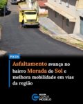 As obras de pavimentação seguem em diferentes bairros de Picos. Desta vez, o bairro Morada do Sol recebeu serviços de asfaltamento, com destaque para a Rua São Jorge, uma das vias contempladas pela ação.

O trecho, que possui uma ladeira íngreme, apresentava dificuldades para o tráfego de moradores e condutores, especialmente durante o período chuvoso. Com a pavimentação, a via passa a oferecer mais segurança, acessibilidade e melhores condições de deslocamento para quem utiliza a via diariamente.

Além do Morada do Sol, as obras já contemplaram bairros como Umari, Louzinho Monteiro, DNER, Catavento, Morada Nova e São Vicente.

As intervenções são realizadas por meio de uma parceria entre a Prefeitura de Picos e o Governo do Estado do Piauí, com o objetivo de ampliar a infraestrutura urbana e melhorar a mobilidade em diferentes regiões da cidade.

Moradora do bairro há mais de 50 anos, Maria Cristina Eduardo destacou a importância da obra para a comunidade.

“A gente gostou muito dessa obra que foi feita. A gente desejava há muito tempo. Antes descia muita lama, agora vai ser bom pra nós”, afirmou.