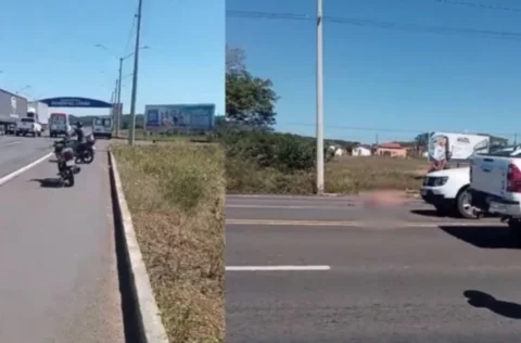 Mulher morre após ser atropelada por caminhão em Demerval Lobão