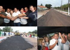 Governador Rafael Fonteles visita Geminiano e vistoria obra de asfaltamento da estrada do Povoado Muquém