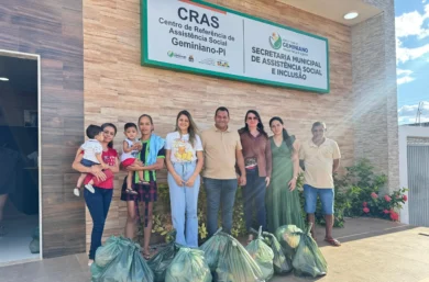 Assistência Social realiza entrega de alimentos, fortalece a agricultura familiar e leva segurança alimentar e nutricional às famílias de Geminiano