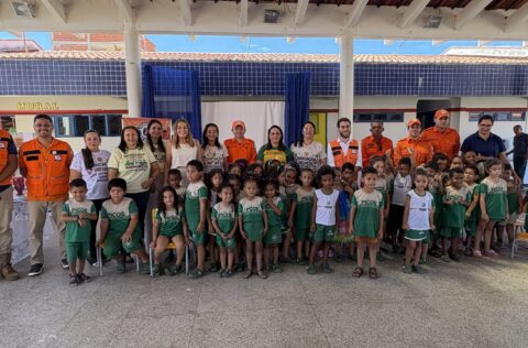 Projeto Defesa Civil na Escola leva aprendizado sobre prevenção e segurança para crianças da rede municipal de Picos