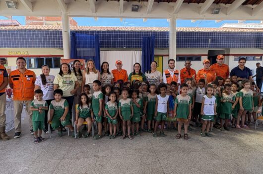 Projeto Defesa Civil na Escola leva aprendizado sobre prevenção e segurança para crianças da rede municipal de Picos