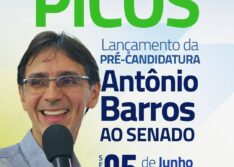 Antonio Barros lançará sua pré-candidatura ao Senado nesta sexta-feira em Picos