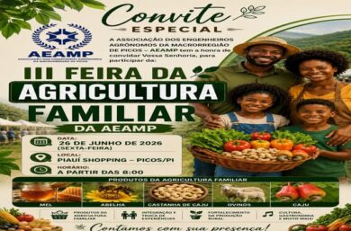 Prefeitura de Picos fortalece parceria em prol da Agricultura Familiar na “III Feira da Agricultura Familiar” da AEAMP