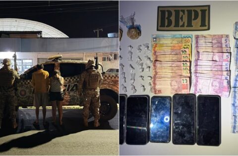 Casal é preso em bar que funcionava como ponto de venda de drogas em Picos