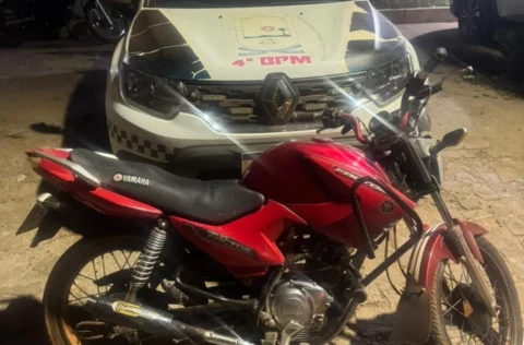 Polícia Militar recupera em Bocaina motocicleta furtada no centro de Picos há mais de dois anos