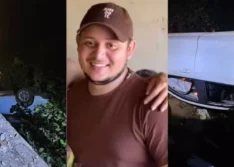 Jovem de 27 anos morre após carro cair e capotar de ponte no Piauí; perícia aponta alta velocidade