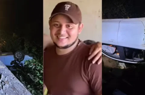 Jovem de 27 anos morre após carro cair e capotar de ponte no Piauí; perícia aponta alta velocidade