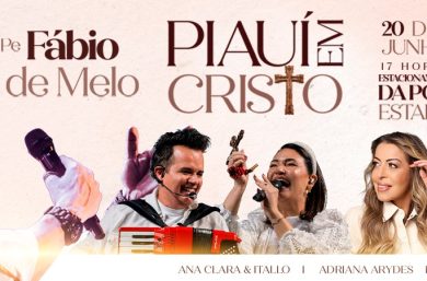 Piauí em Cristo: festival reúne Padre Fábio de Melo e grandes nomes da música católica em Teresina no sábado (20)
