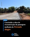 A espera acabou. Chegou ao fim a obra de reconstrução da passagem molhada sobre o Rio Guaribas, na altura do Povoado Alegre, zona rural de Picos.

A passagem molhada, que há vários anos estava bastante deteriorada, foi completamente reconstruída e teve o número de manilhas aumentado de seis para 14.

Além disso, foram instaladas manilhas com um metro e meio de diâmetro, desse modo a vazão da água no local, durante o período chuvoso, aumentará em quatro vezes.

Com a obra, a passagem molhada também foi alargada e passou de quatro para sete metros de largura.

O prefeito de Picos, Dr. Pablo Santos (MDB), acompanhado do deputado Federal, Jadyel Alencar (REPUBLICANOS), esteve no local e em vídeo compartilhado nas redes sociais agradeceu ao parlamentar, ao Governo do Estado do Piauí e ao Governo Federal, por atenderem essa importante demanda.

“Enquanto muitos criticaram, dizendo que essa obra não ia sair do papel, temos aqui a oportunidade de entregar principalmente para o povo. E hoje nós estamos aqui colhendo fruto, vendo sorriso no rosto dos moradores aqui do Alegre”, destacou Dr. Pablo Santos.