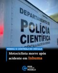 Um homem identificado apenas como Chiquita morreu após sofrer um grave acidente de motocicleta na noite deste domingo (19), no município de Inhuma. O acidente aconteceu por volta das 20h30, na rodovia estadual que dá acesso ao povoado Roque.

Segundo as primeiras informações, ele conduzia uma motocicleta Honda Twister quando, ao fazer uma curva, perdeu o controle do veículo e não conseguiu concluir a manobra, sofrendo o acidente.

Chiquita estava acompanhado da esposa, que também ficou ferida. Ela foi socorrida e encaminhada ao Hospital Regional de Picos, onde recebeu atendimento médico. De acordo com as informações iniciais, seu estado de saúde é estável e ela passa bem. Fonte: Conecta Piauí