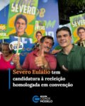 O deputado estadual Severo Eulálio (MDB) teve sua candidatura à reeleição homologada neste sábado (25), durante a Convenção Partidária do MDB, realizada no Atlantic City, em Teresina. O ato político integrou a Convenção Estadual do Time do Povo, que reuniu lideranças partidárias, prefeitos, vice-prefeitos, vereadores, deputados, militantes e apoiadores para oficializar as candidaturas da base governista às eleições de 2026.

A homologação consolida a participação de Severo Eulálio na disputa por um novo mandato na Assembleia Legislativa do Piauí (Alepi). Durante a convenção, o parlamentar reafirmou o compromisso de manter uma atuação voltada ao fortalecimento dos municípios e à melhoria da qualidade de vida da população.

“O sentimento é de gratidão e responsabilidade. Recebo essa homologação com o compromisso renovado de continuar trabalhando pelo desenvolvimento do Piauí, ouvindo a população, fortalecendo os municípios e buscando soluções que melhorem a vida das pessoas”, afirmou Severo Eulálio.

O evento marcou a homologação das candidaturas majoritárias e proporcionais da base aliada ao governador Rafael Fonteles e reuniu representantes de diferentes regiões do estado. Ao longo da convenção, lideranças destacaram a unidade do grupo e a continuidade do projeto administrativo conduzido no Piauí.

A chapa majoritária governista será formada pelo governador Rafael Fonteles, candidato à reeleição; Washington Bandeira, candidato a vice-governador; e Marcelo Castro e Júlio César Lima, candidatos ao Senado. Fonte: Picos 40 Graus