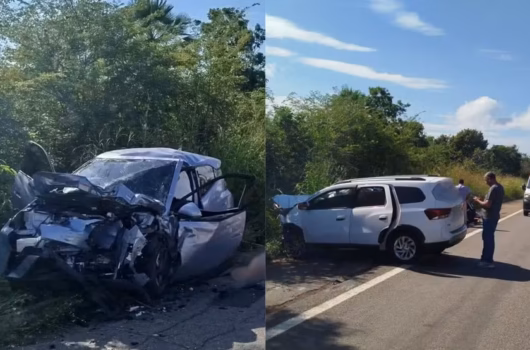Colisão entre dois carros deixa sete pessoas feridas na BR-343 no Piauí