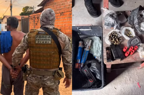 Nove são presos durante operação contra facção criminosa no litoral do PI; depósito de drogas é encontrado