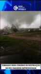 No fim da tarde de 6 de agosto de 2026, um tornado de grandes proporções atingiu a zona rural entre os municípios de Pedro Osório e Pelotas, no Rio Grande do Sul. O fenômeno meteorológico foi gerado a partir de uma supercélula de tempestade associada ao avanço de uma frente fria e à formação de um ciclone bomba na região. O Corpo de Bombeiros e a Defesa Civil confirmaram a passagem do tornado, que causou forte impacto visual e assustou moradores da localidade de Matarazzo.

Apesar da magnitude do evento, não houve registro de feridos ou vítimas fatais em decorrência direta dos ventos. Os principais estragos reportados foram materiais, incluindo a queda de árvores e postes, destelhamento de imóveis rurais e a interrupção no fornecimento de energia elétrica em diversos pontos. Este foi o segundo tornado a atingir o estado em um curto intervalo de tempo, acendendo o alerta das autoridades para o monitoramento de sistemas climáticos severos no Sul do país.