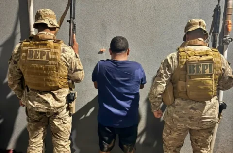 BEPI prende suspeito de tráfico e apreende cocaína na zona rural de São Luís do Piauí