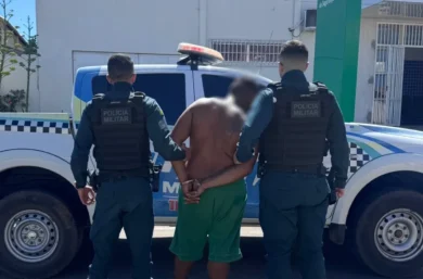 PM prende homem suspeito de ameaçar a própria mãe em Elesbão Veloso