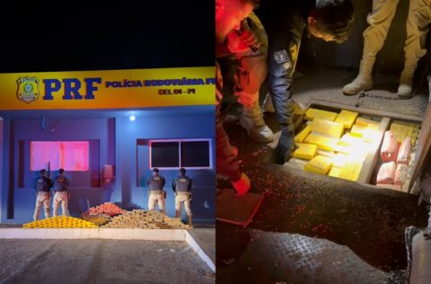 Motorista é preso com 273 kg de drogas escondidos em carreta na BR-407 em Picos