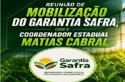 Secretaria Municipal de Agricultura promove reunião para orientar trabalhadores rurais sobre o Garantia-Safra